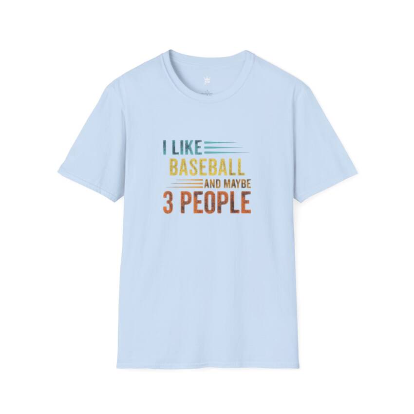 I LIKE BASEBALL AND MAYBE 3 PEOPLE